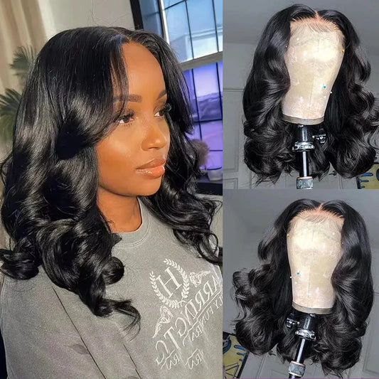 Transparent Body Wave Lace Front Bob Wig