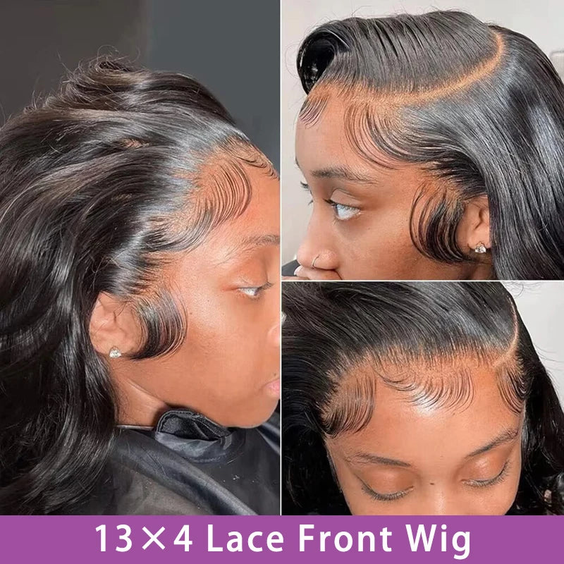 Transparent Body Wave Lace Front Bob Wig