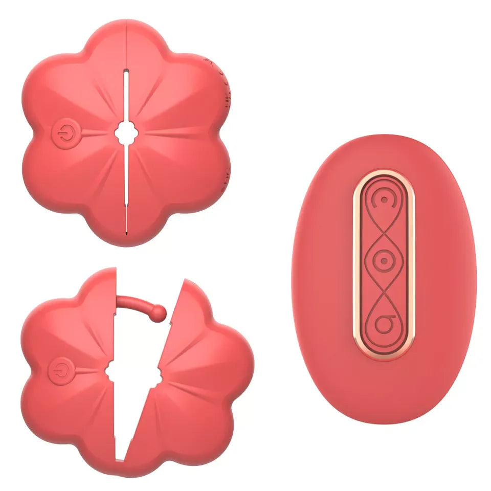 Vibrating Breast Nipple Clamps