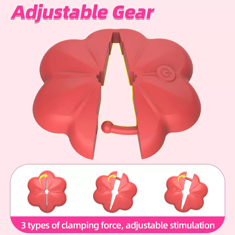 Vibrating Breast Nipple Clamps