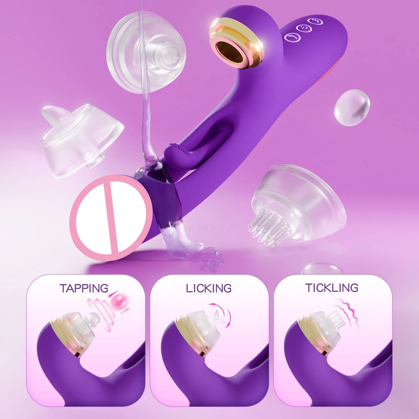 Tapping Flapping Vibrator for Women