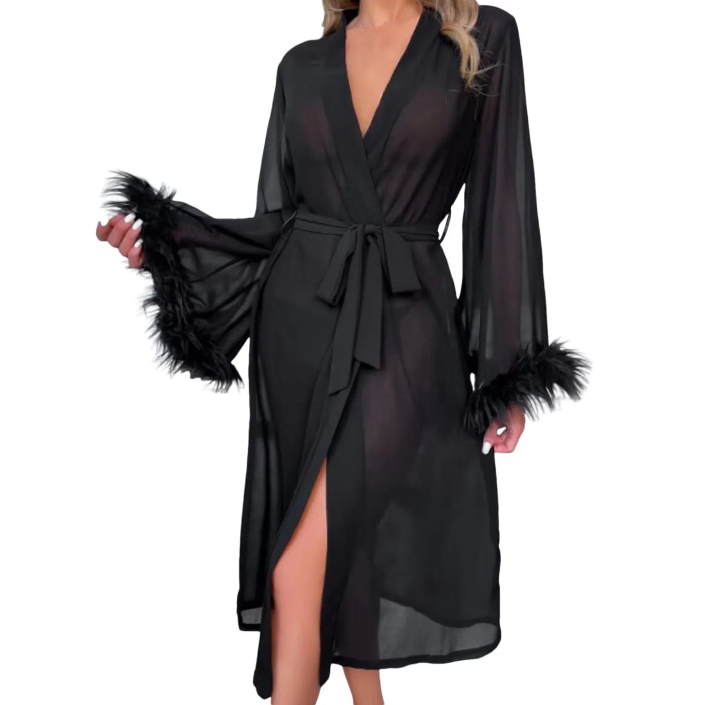 women sexy lingerie robe