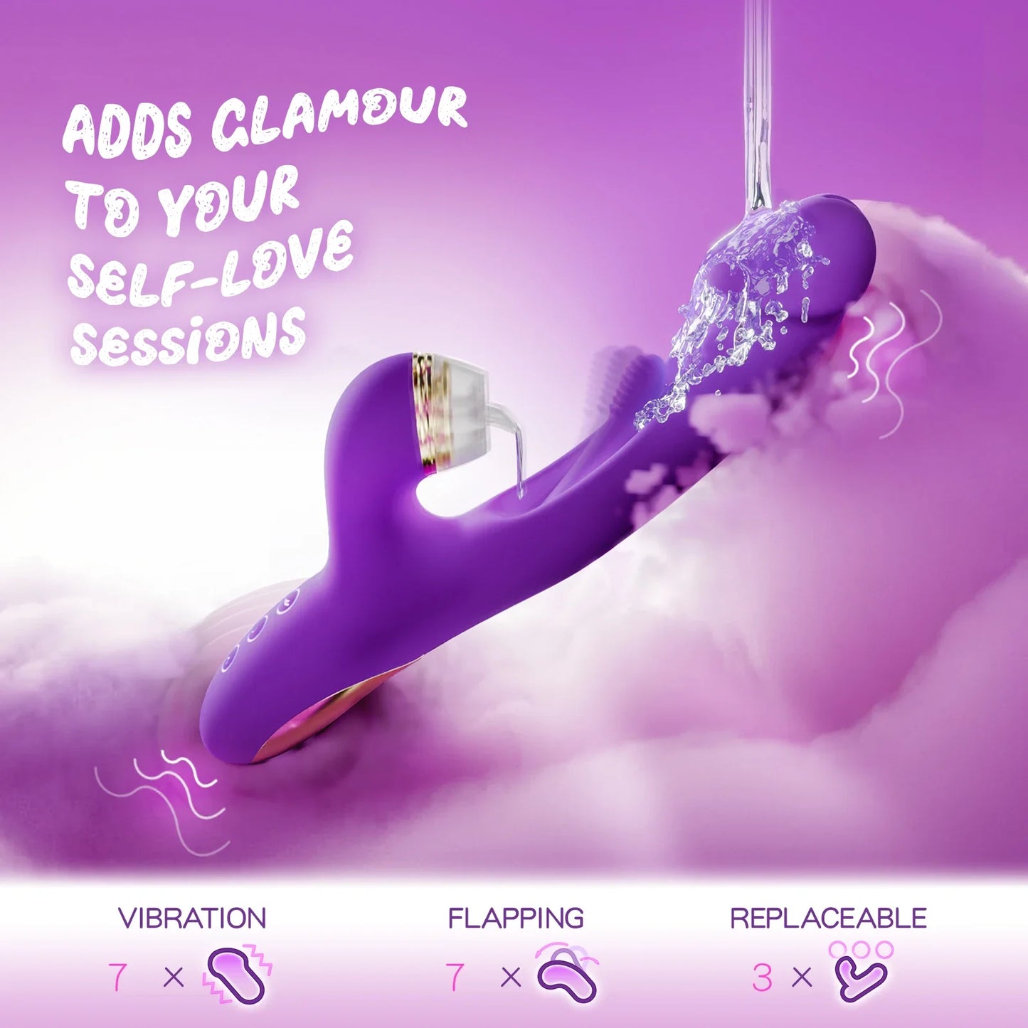 Tapping Flapping Vibrator for Women