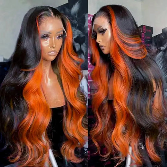 Ginger Orange Human Hair Wig