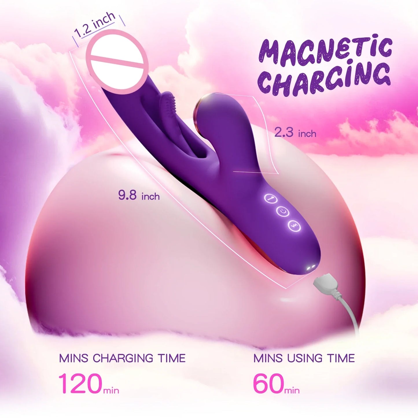 Tapping Flapping Vibrator for Women