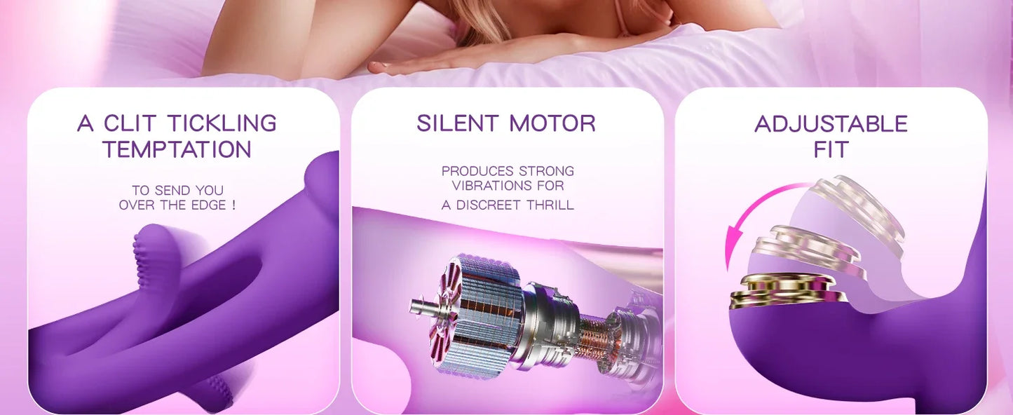 Tapping Flapping Vibrator for Women