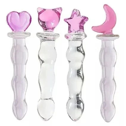 Crystal Glass Anal Plugs