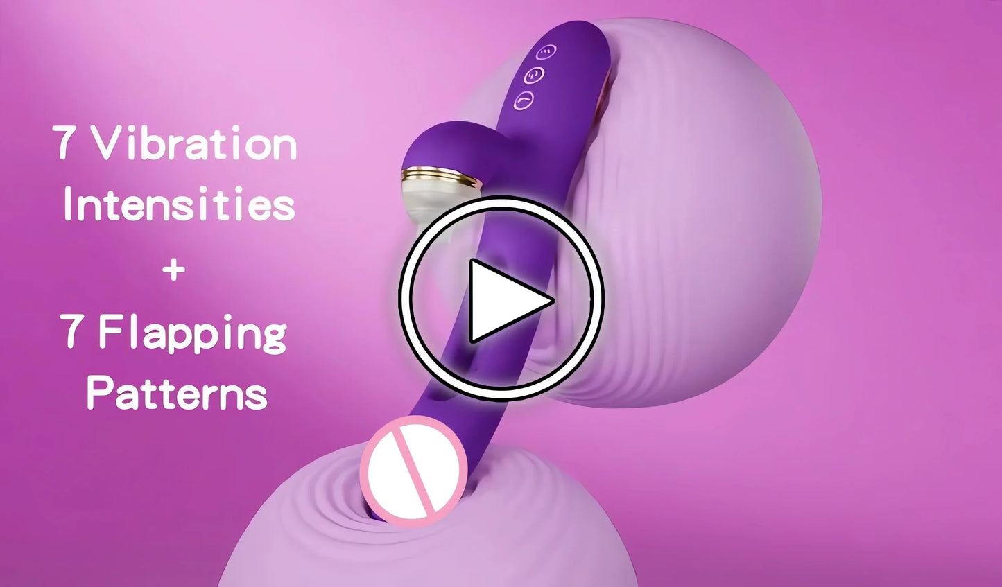 Tapping Flapping Vibrator for Women