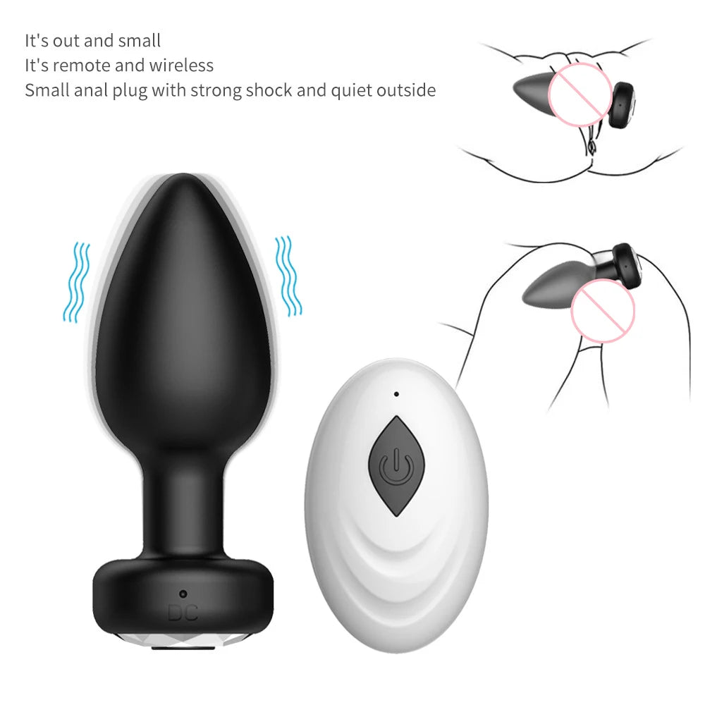 APP Remote Anal Vibrator