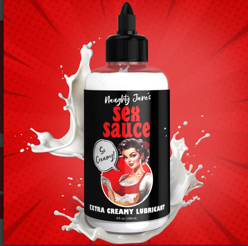 Naughty Jane's Sex Sauce Extra Creamy Lubricant - 8oz